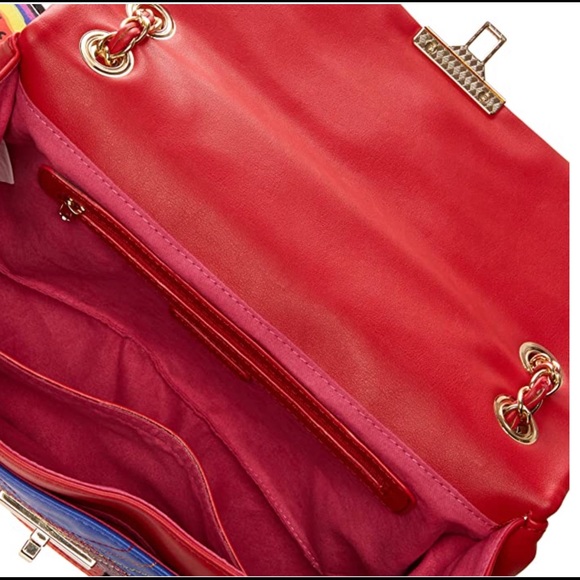 Betsey Johnson It’s Ok to Be…Shoulder Bag, Rainbow - Picture 4 of 5